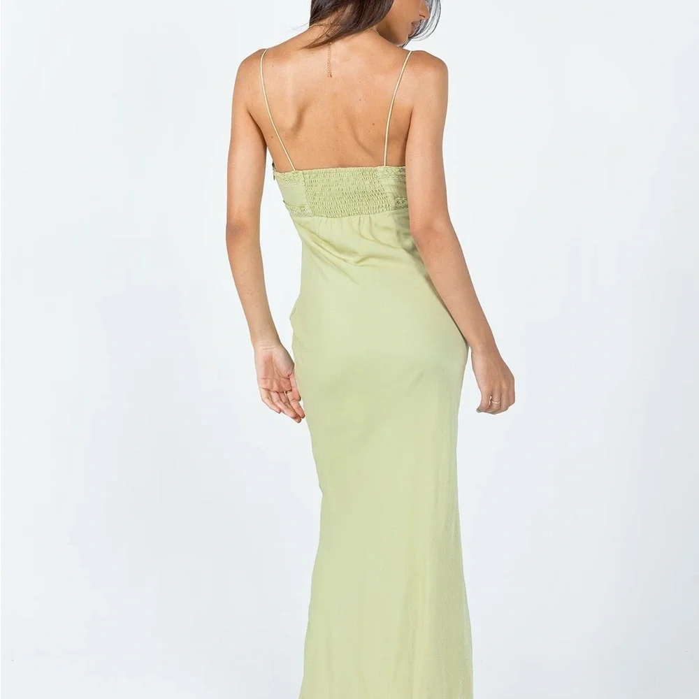 Princess Polly Emily Maxi Dress Green $74 Retail Sold Out - Picture 5 of 14